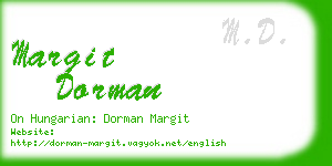 margit dorman business card